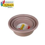 لگن 1000 موج کندو رنگ صورتی تیره