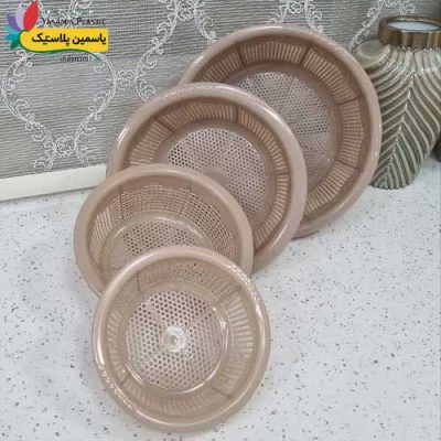 سرویس آبکش پلاستیکی یاسمین پلاستیک 4 عددی